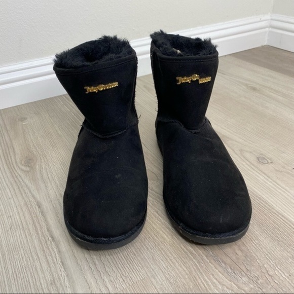 Juicy Couture black snow/winter boots - Picture 3 of 9